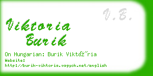 viktoria burik business card